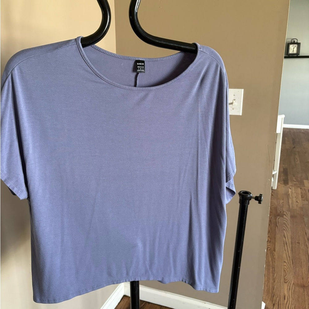 SHEIN Lavender Relaxed Fit Top
